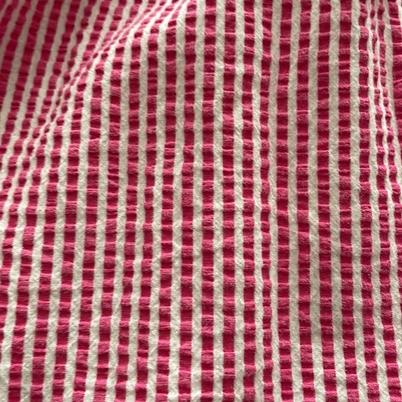 Lands End pink seersucker dress - Picture 2 of 3
